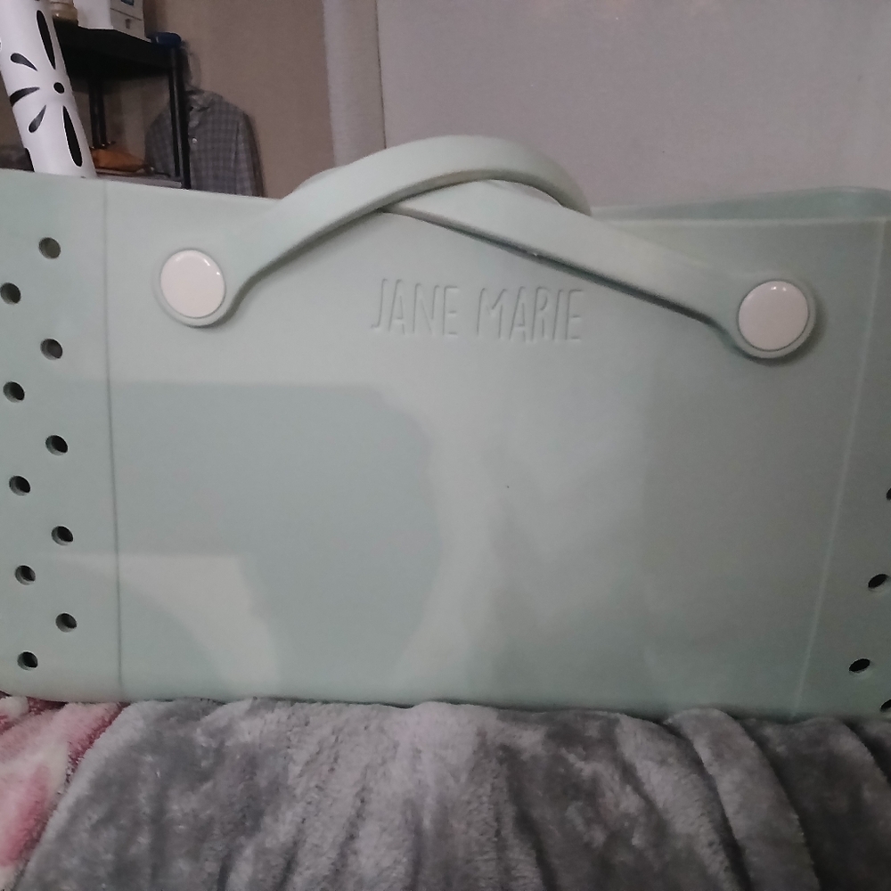 Jane Marie Mint Green Tote Bag